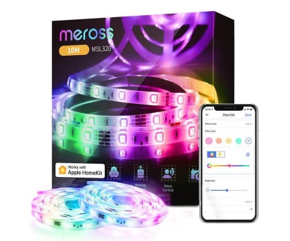 Inteligentna taśma LED Meross Smart Wi-Fi taśma LED MSL320 2x5m